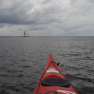 Ústí Visly do Baltského moře.