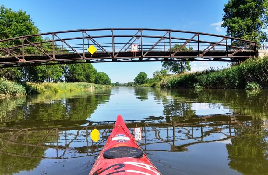 Začátek splouvání Visly.