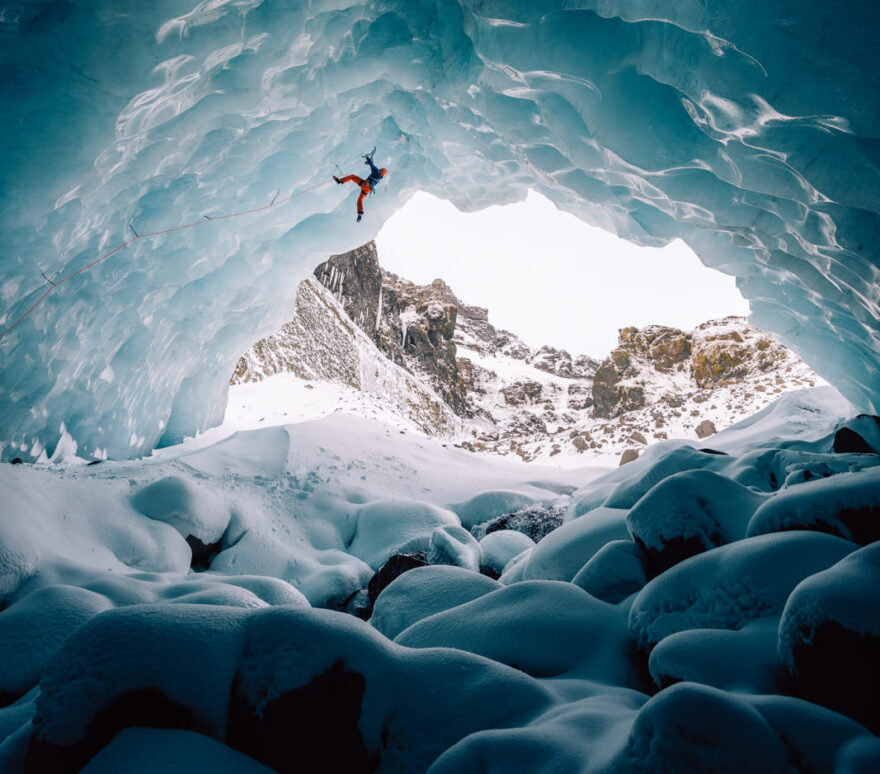 Jötnar - lezení pod ledovými obry. / F: ©Monsorno