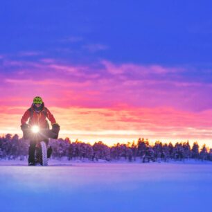 Přes jezero Inari. / F: Petr Jan Juračka