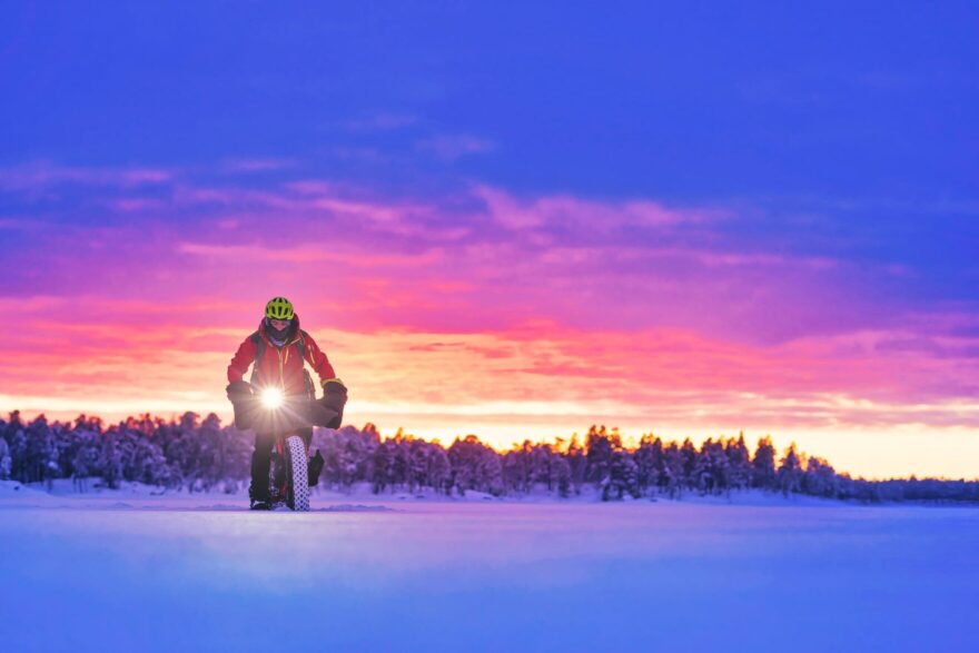 Přes jezero Inari. / F: Petr Jan Juračka