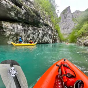 Hluboko v kaňonu Komarnice.