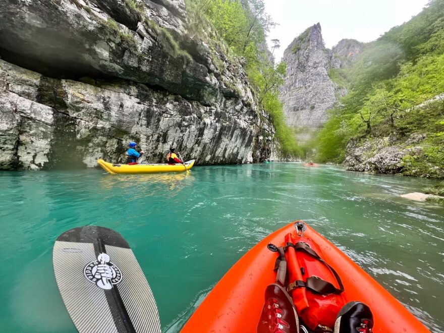 Hluboko v kaňonu Komarnice.