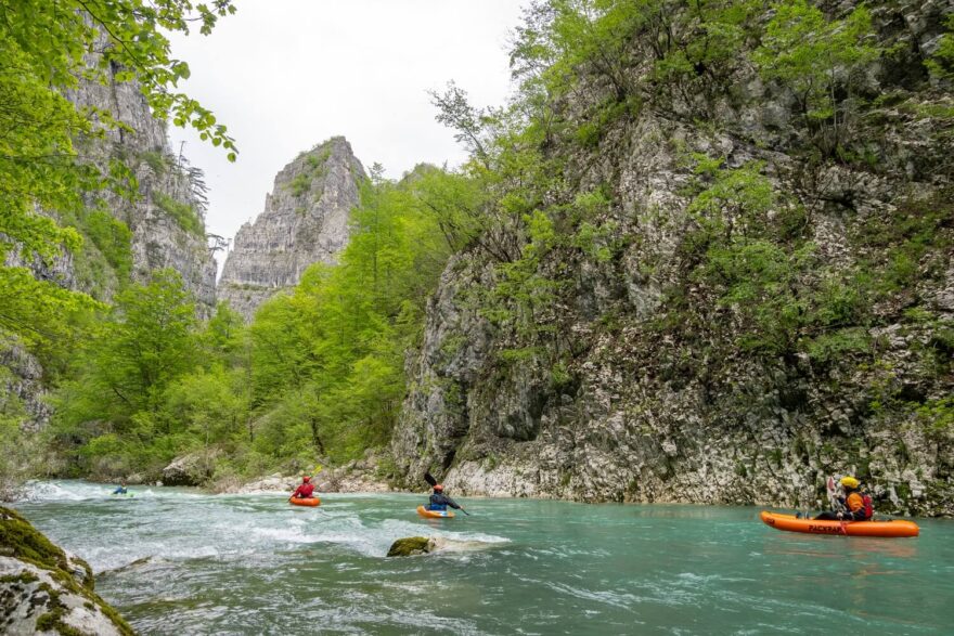 Kaňon Komarnice je překrásný.
