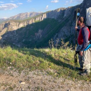 Po výstupu z kaňonu Komarnice.