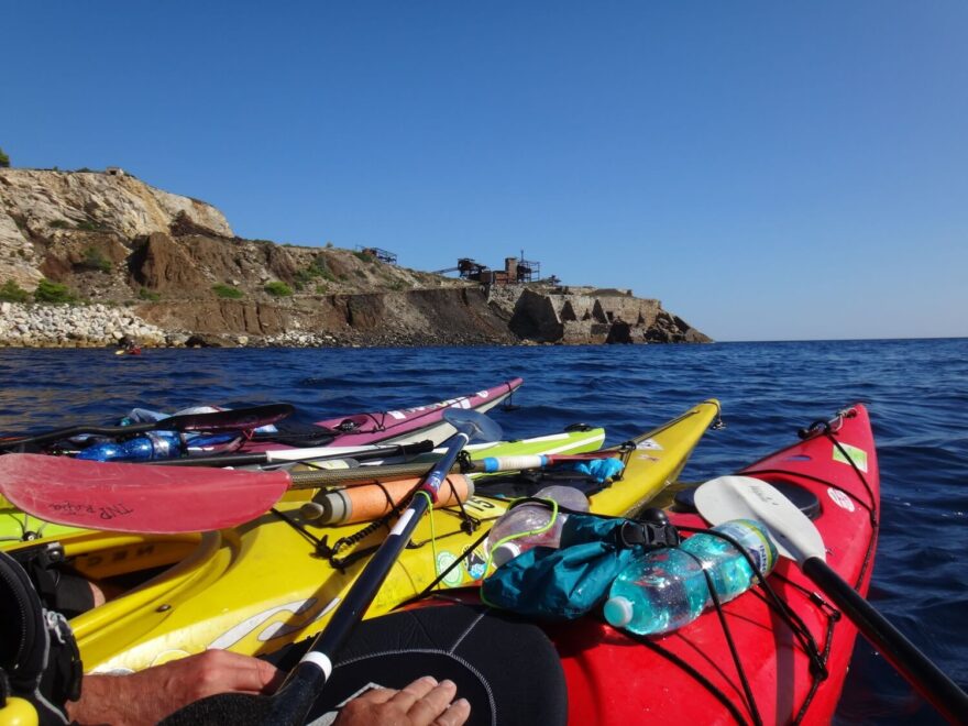 Výhledy na starý důl La Calamita.