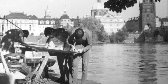 A zase ještě Čertovka a vodáci