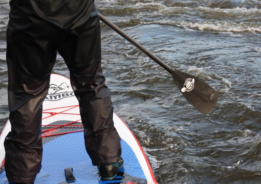 Středně velký list v akci.