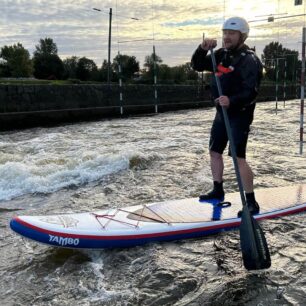 Nejvíce zabrat jsme pádlům dali na divoké vodě v Troji.