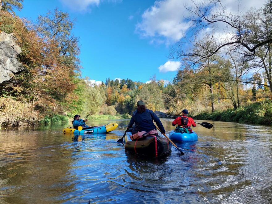 Pohodové sobotní splutí ze Sluneční zátoky do Chřenovic.