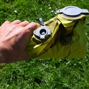 Výsledek po sbalení od hlavy k ventilům. Lepší je obrácený postup.