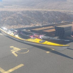 Po třech dnech pádlování jsem si nemohli lodě ani nikam jinam odložit - RAB 2025.