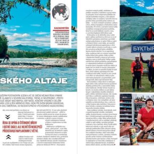 Řeka Bukhtarma ve východním Kazachstánu.