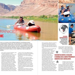 Řeky Kunene a Oranje v Namibii.