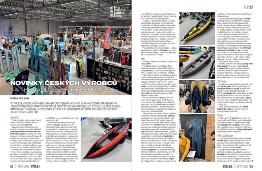 Reportáž z The Paddle Sports Show 2025.