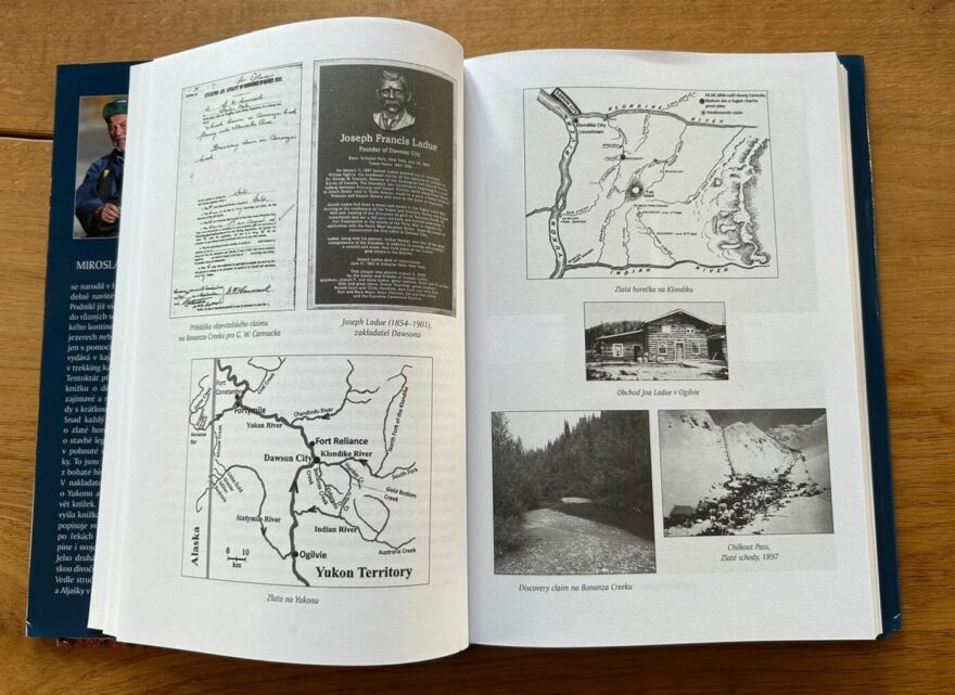 Část knihy o historii regoinu je doplněna řadou grafických pvků s popisky.