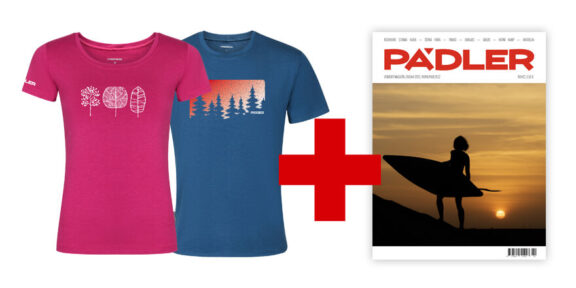 Vodácký vánoční balíček 2025: Originální triko Progress + předplatné Pádlera