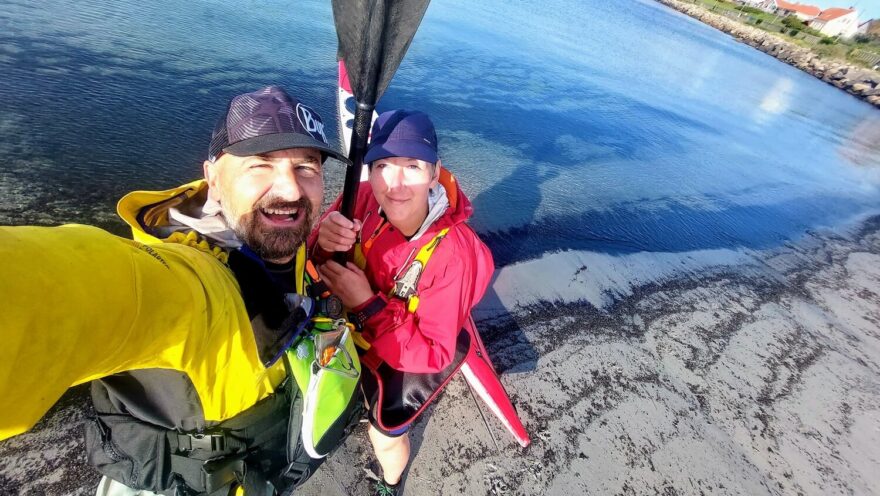 A je posekáno. Tady to minulý týden začalo – přístav Ronne.
