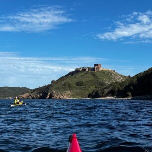 Hrad Hammershus na severu ostrova.