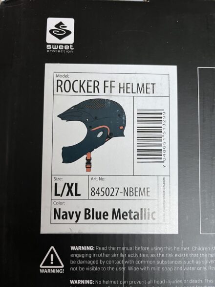 Sweet protection Rocker Full Face L/XL Navy Blue Metallic