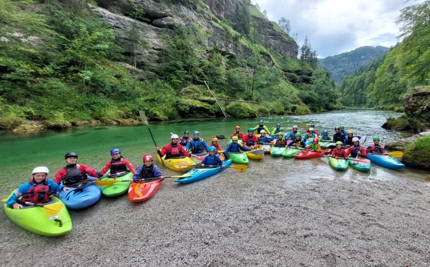 Salza - letní soustředění oddílu mládeže.