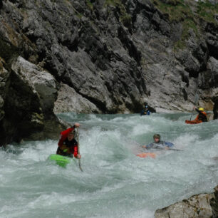Najíždění lajny v Rakousku na Lammeru.
