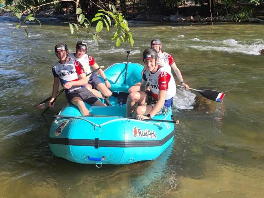 Tým CZE1 YOUTH MEN RK Troja Junioři U19 při tréninku v Malajsii.
