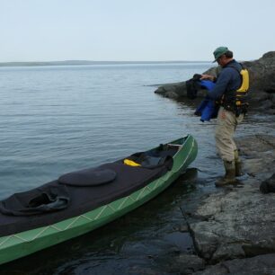 Konečně jsme dosáhli jezera Point.
