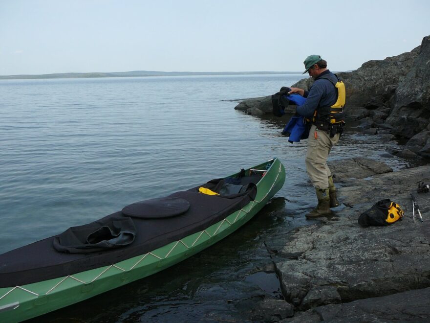 Konečně jsme dosáhli jezera Point.