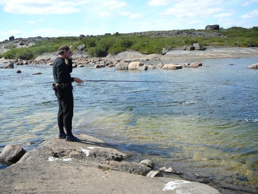Marná rybařina na řece Winter.