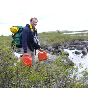 Přenášení proti proudu říčky Winter.