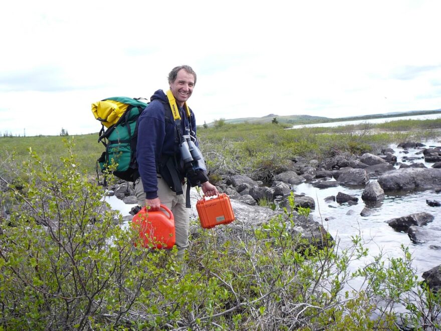 Přenášení proti proudu říčky Winter.