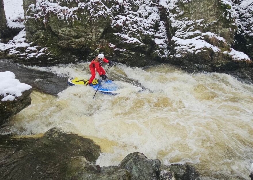 Malý Tobogán jsme zvládli bez pádu.