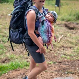 Na puťáčku na Šumavě v roce 2023.