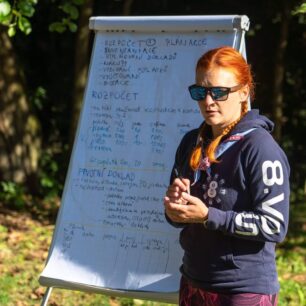 Přednášení na kurzu.