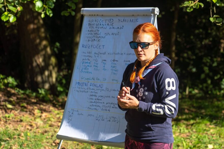 Přednášení na kurzu.