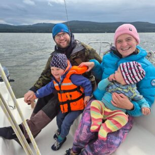 Loňské Lipno s dětmi.