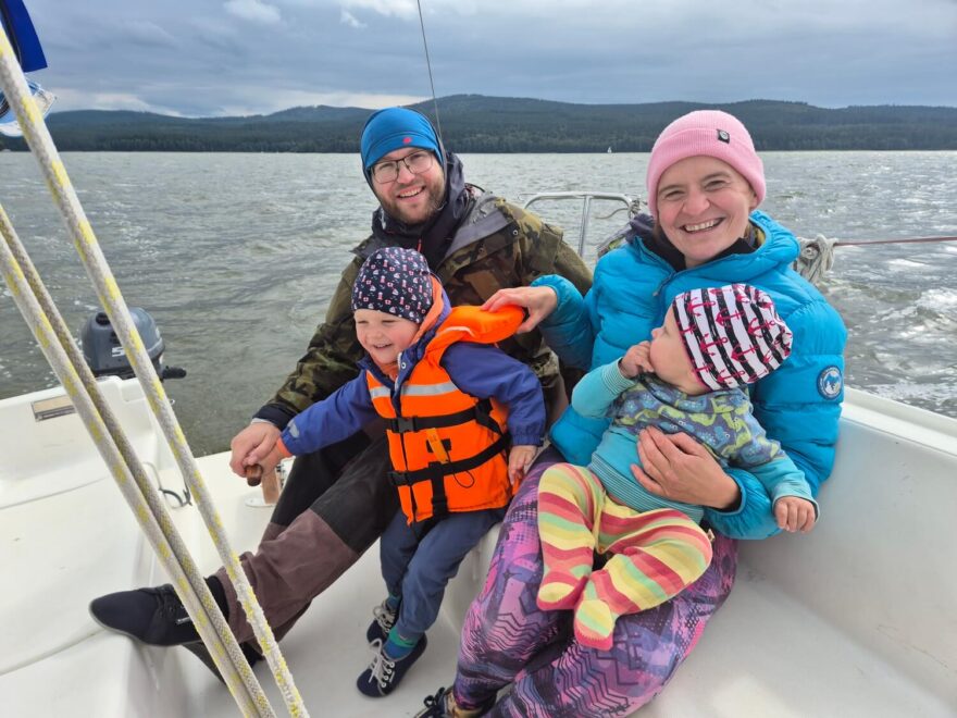 Loňské Lipno s dětmi.