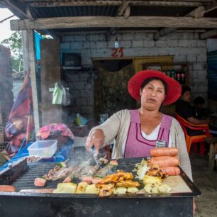 Asado, asado, asado... Grilované maso, kam se podíváš.
