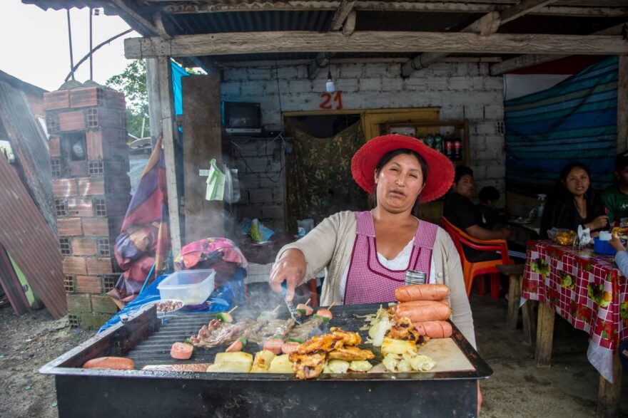 Asado, asado, asado... Grilované maso, kam se podíváš.
