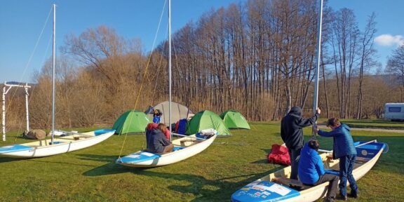 Velikonoční skautský puťák na plachetnicích