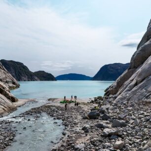 I v této skalní průrvě byl kdysi ledovec.