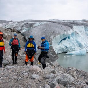 Malý zbytek ledovcového splazu.