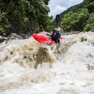 Marinusův parádní boof na Campo Azul.