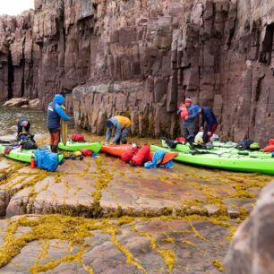 Odliv nabízí krásná místa na polední pauzy.