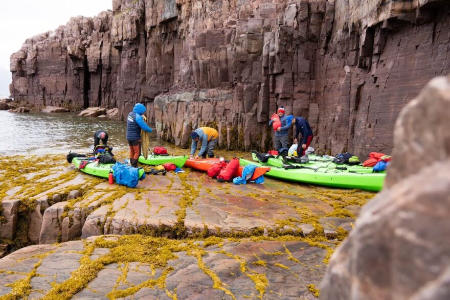 Odliv nabízí krásná místa na polední pauzy.