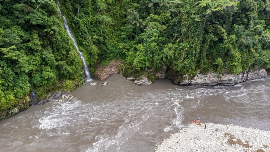 Parádní místo k odpočinku na řece Chimoré.