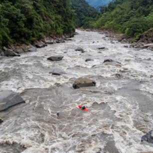Řeka San Jose Uno nám připomínala střední Ötz, ale výrazně delší.