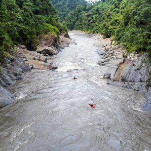 Spodní část řeky Chimoré.