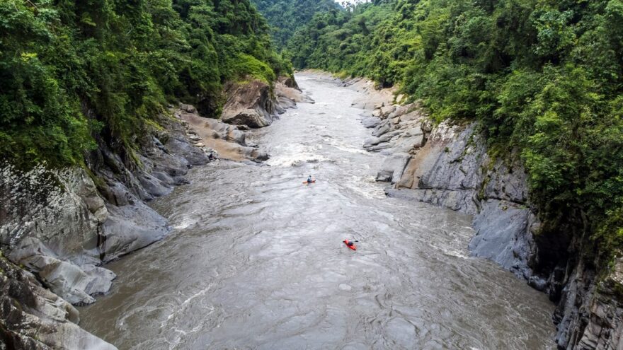 Spodní část řeky Chimoré.